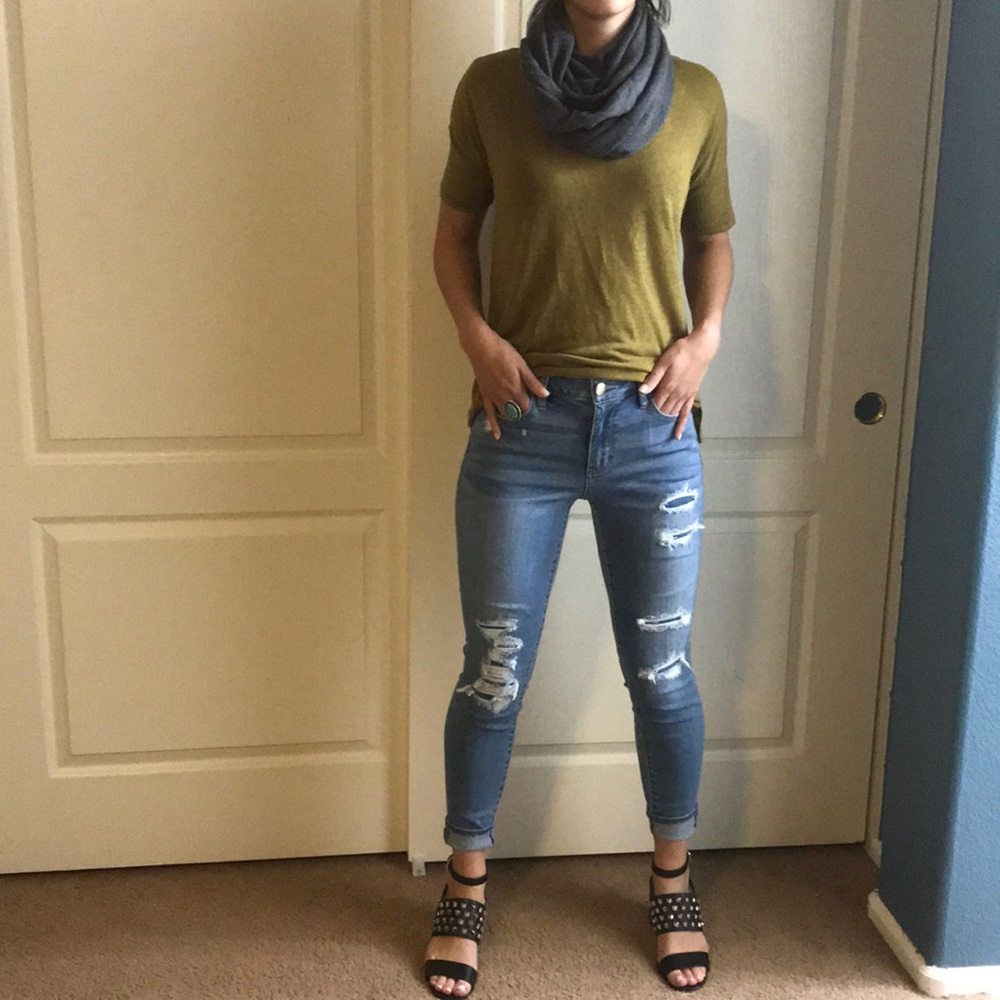 Cashmere infinity scarf